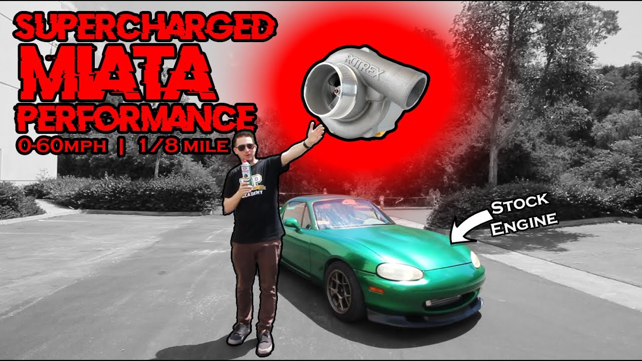УДАРНАЯ Miata с турбонаддувом. Она быстрее, чем Nitrous?