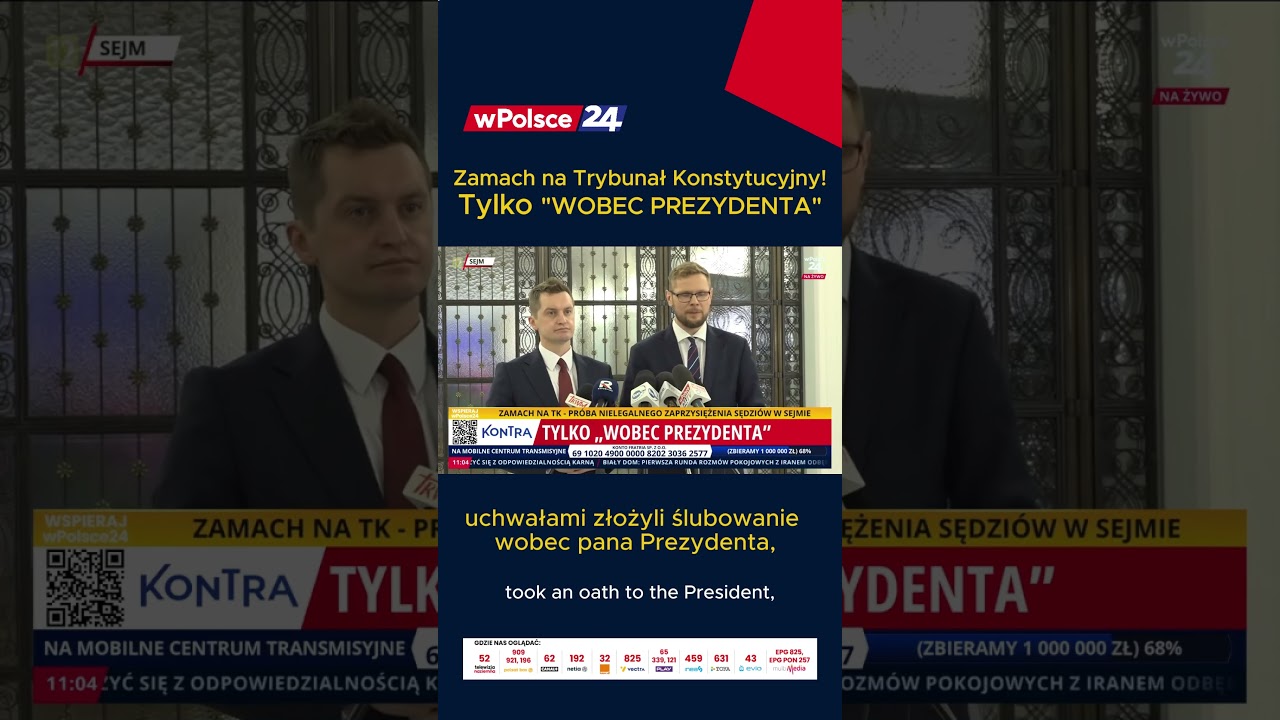 Zamach na Trybunał Konstytucyjny! Tylko 