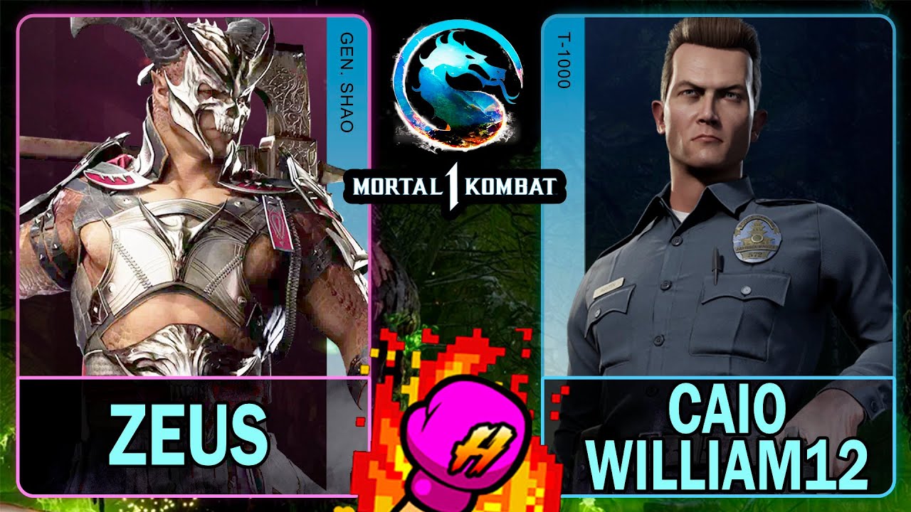 MK1 Zeus (GENERAL SHAO) VS Caio William12 (T-1000)🥊Mortal Kombat 1🥊4K 60ᶠᵖˢ