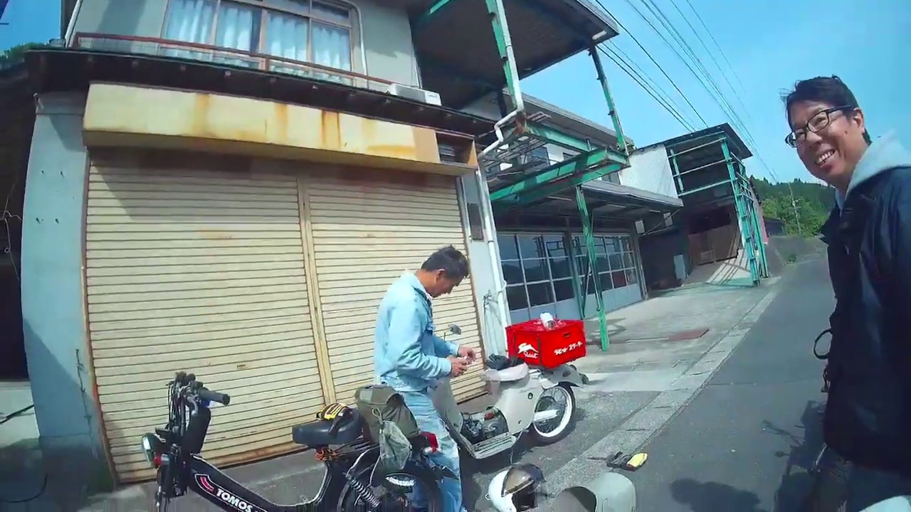 TOMOS、ラビット、バンバンで行く豊後の森