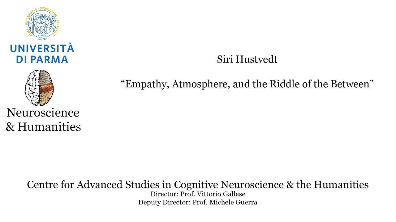 Siri Hustvedt - Empathy, Atmosphere, and the Riddle of the Between