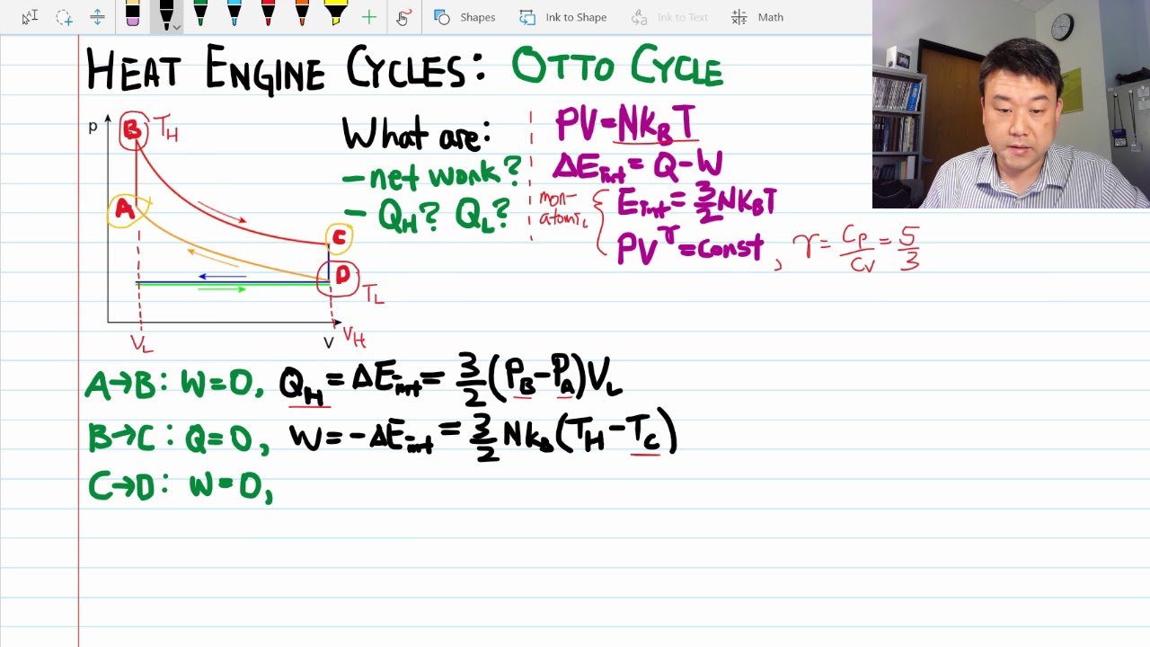 Heat Engine Cycle Examples, Otto Cycle