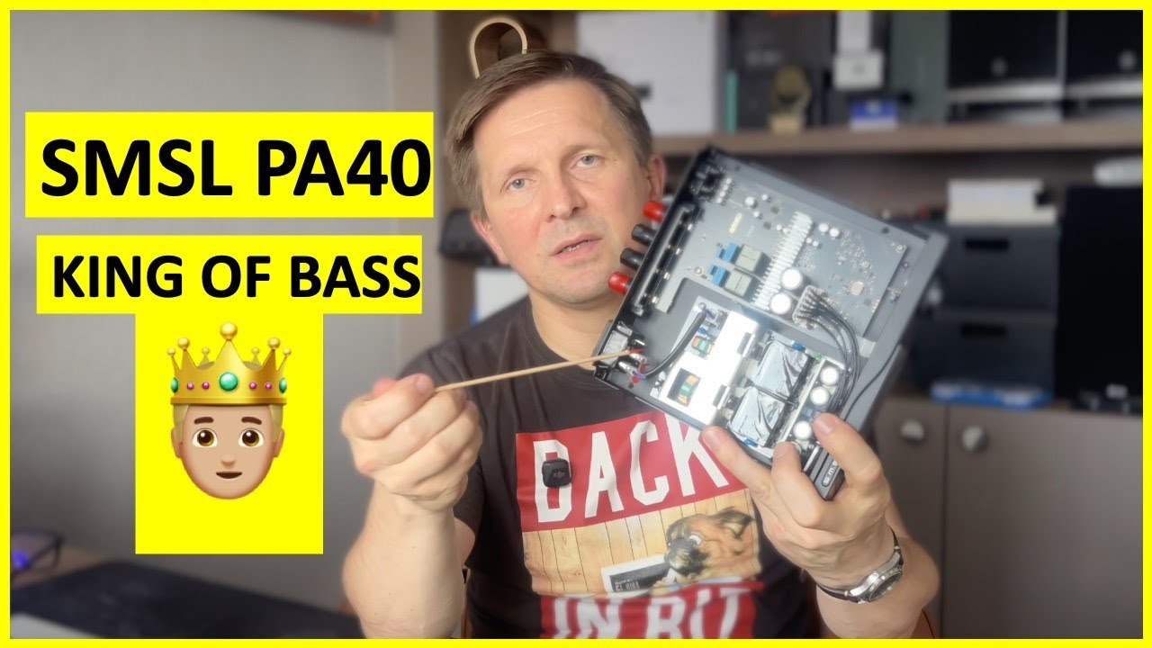 SMSL PA40 - 👑 the KING OF BASS 👑 (plus personal message to viewers)