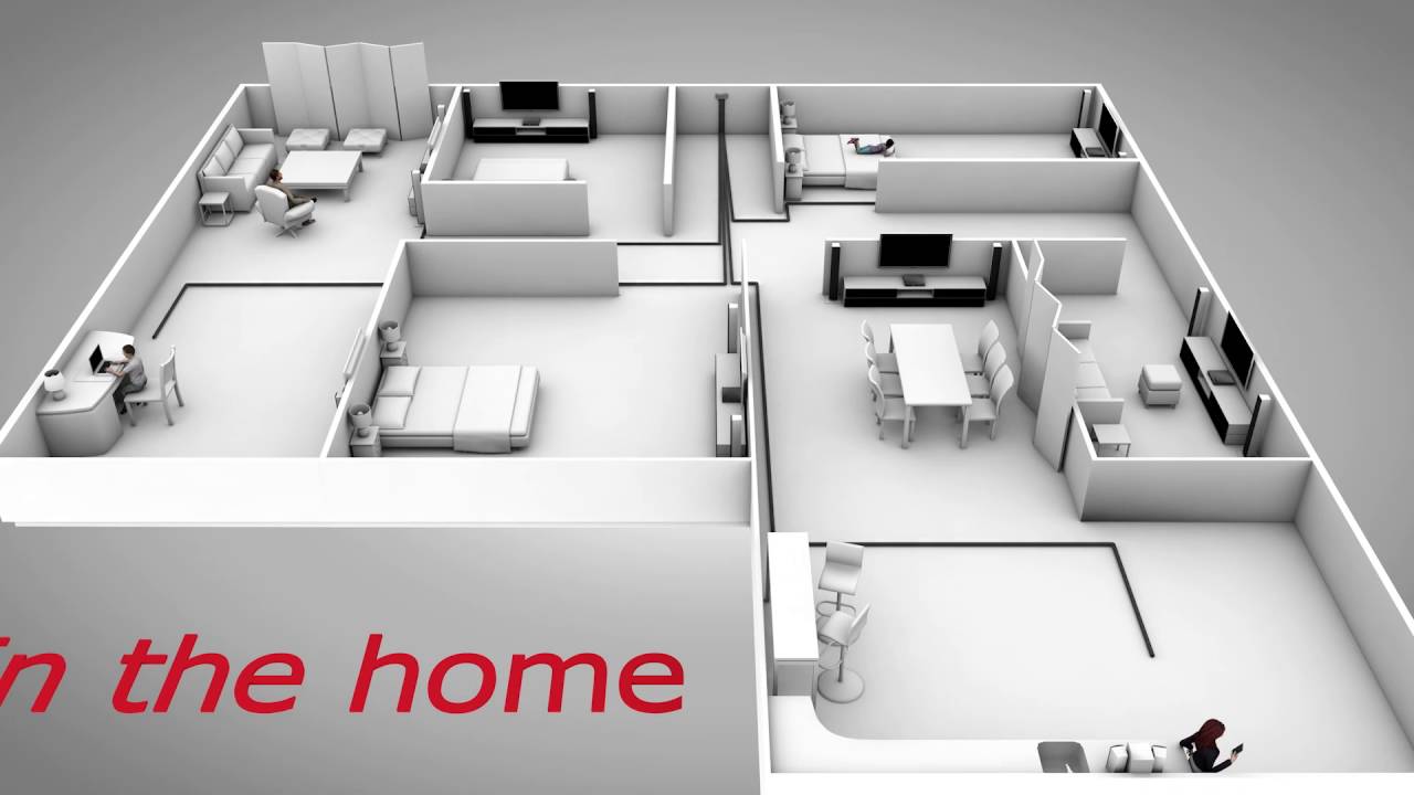 TV reception and distribution in private homes