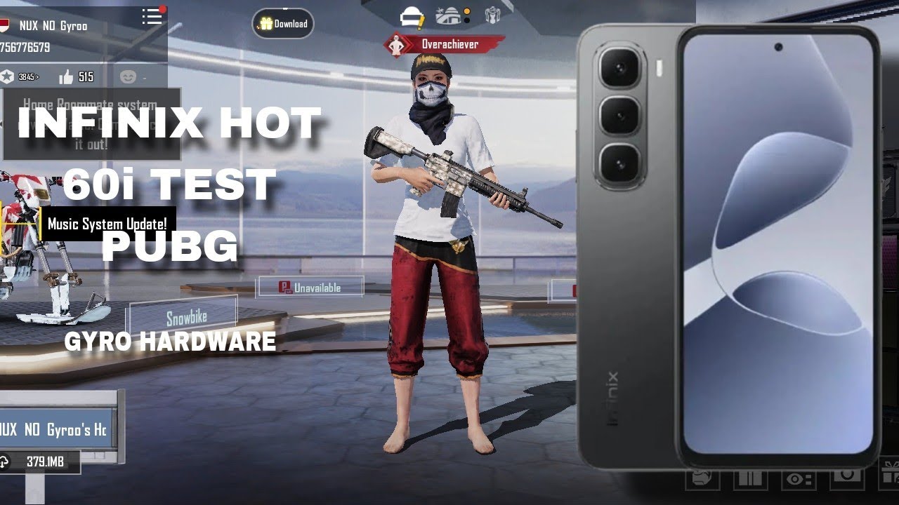 INFINIX HOT 60i TEST MAIN PUBG | GAMING TEST