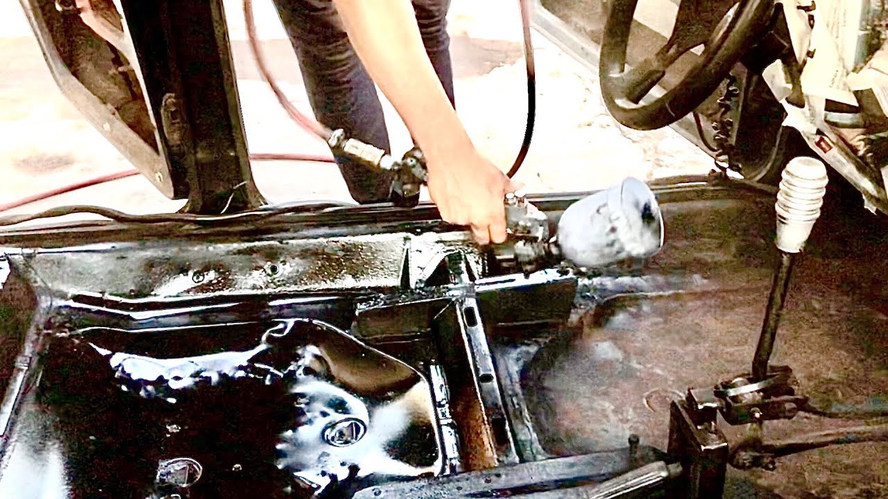 Fiat 128 - PINTE EL INTERIOR - Restaurando el interior