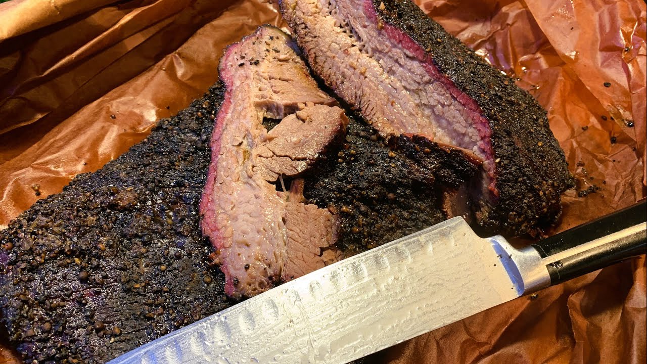 Smoked Beef Brisket, da hat sich Zeit und Aufwand gelohnt.