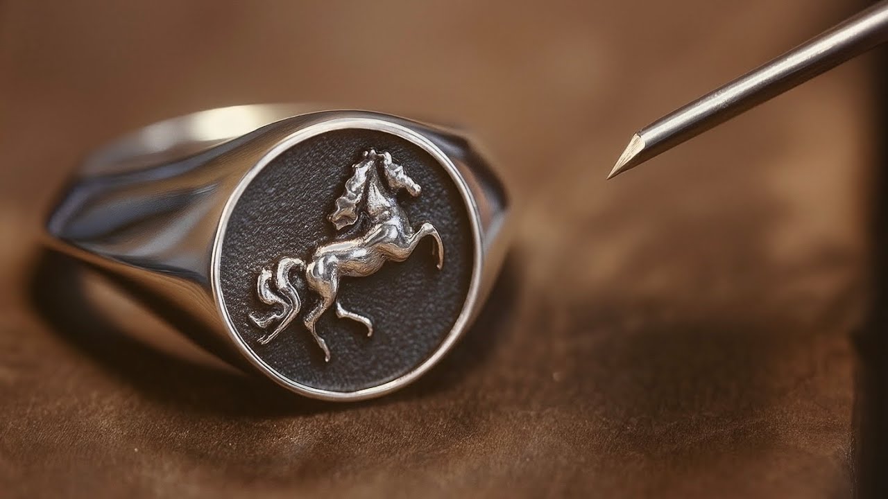 Sculpting a Horse Ring - Made by Hand