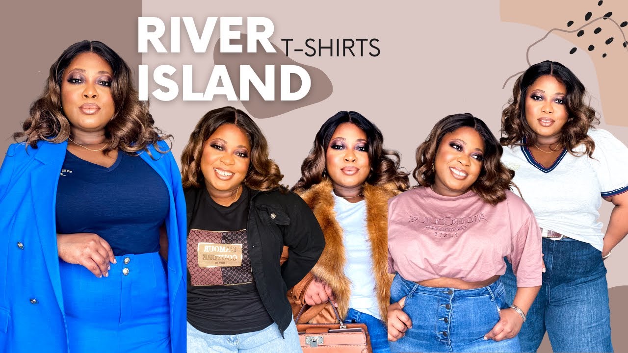 RIVER ISLAND PLUS SIZE TRY ON HAUL 2021 | HOW TO STYLE T-SHIRTS