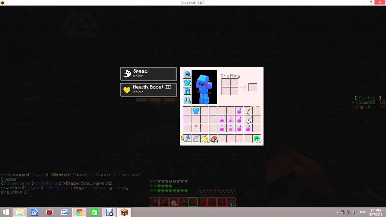 BENZILLA9999 Scamming on Dungeon planet CosmicPVP