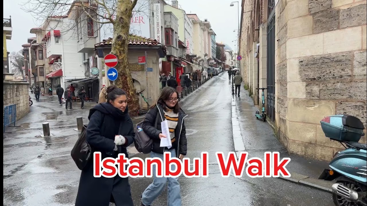 Walking from the Subway to Süleymaniye Mosque, Istanbul, Turkey🇹🇷#turkey 