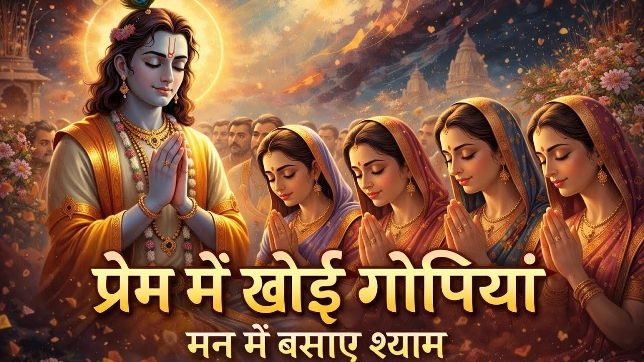 बरसाने की गोपियाँ कृष्ण प्रेम में लीन | मन को छू लेने वाला भजन | Radha Krishna Bhajan #love #song 