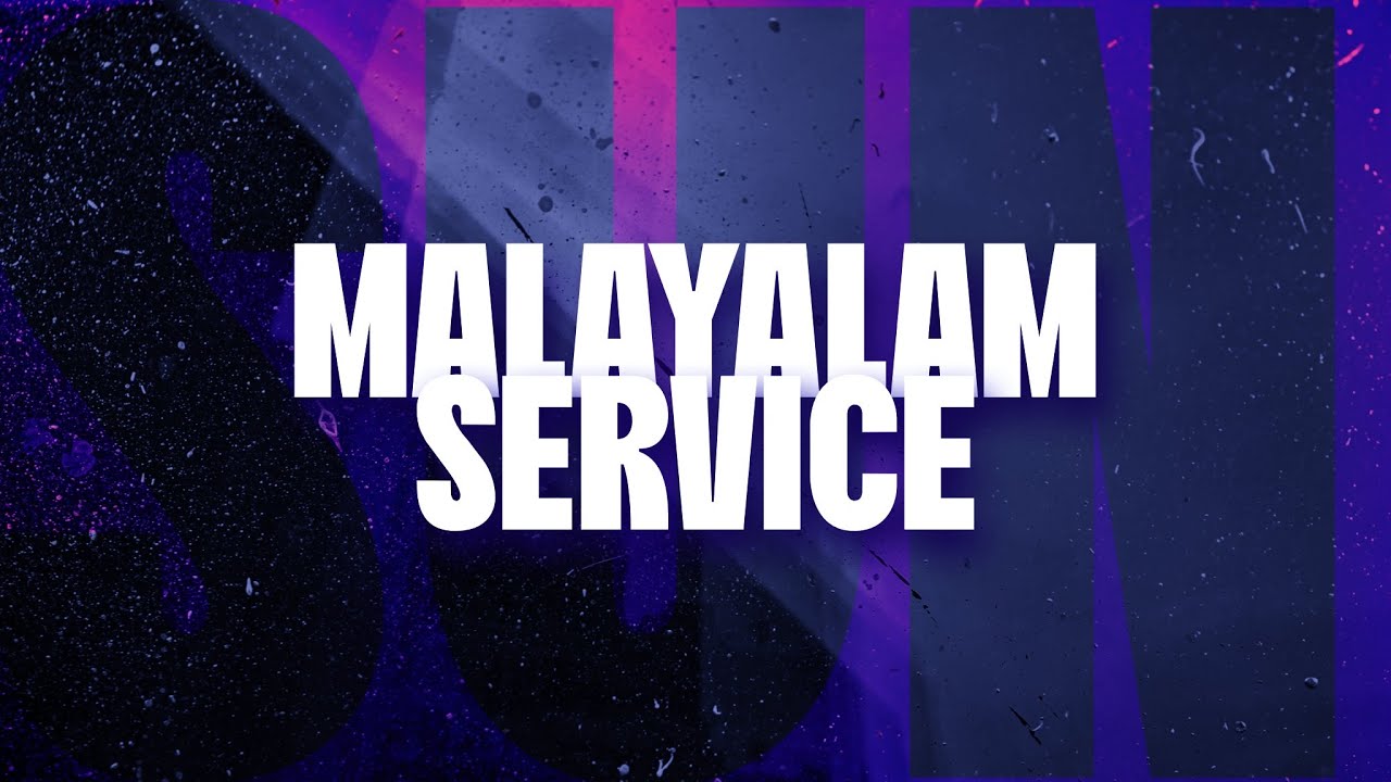 Exodus Church // Malayalam Service Live From Exodus Christian Centre on June 29, 10:45AM(IST)