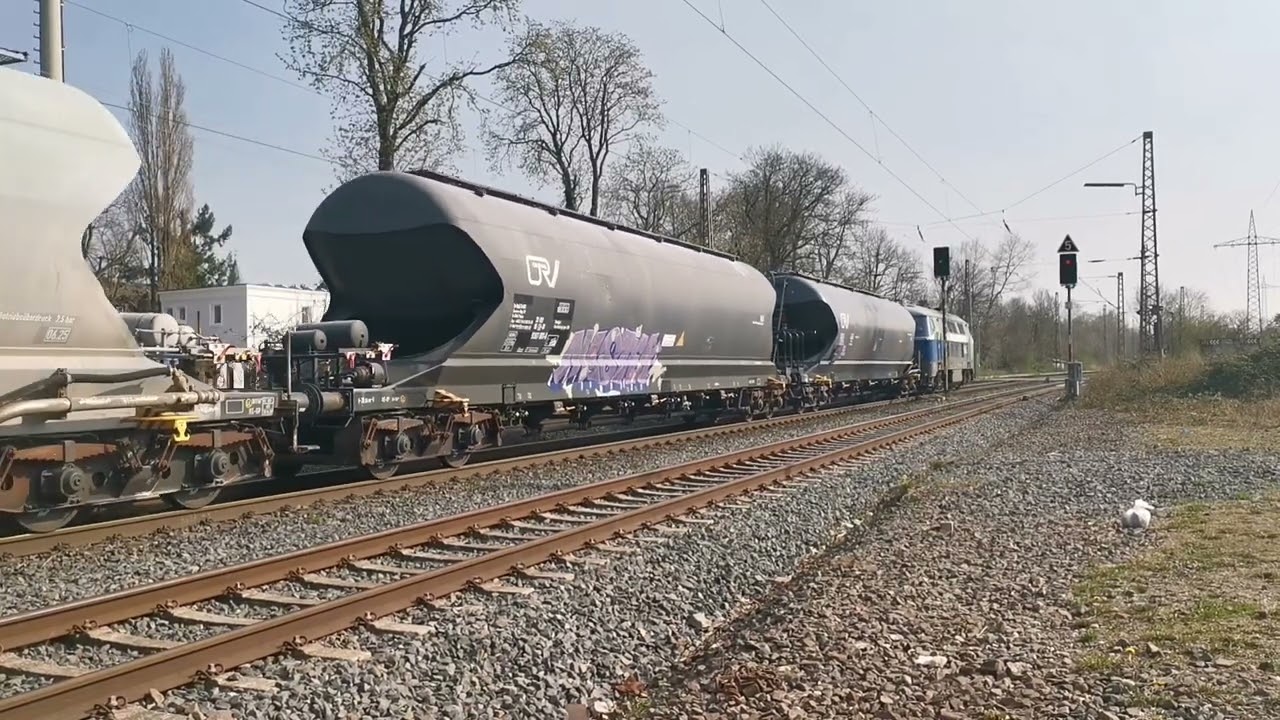Eisenbahnverkehr in Lintorf und Duisburg (25.03.2022)