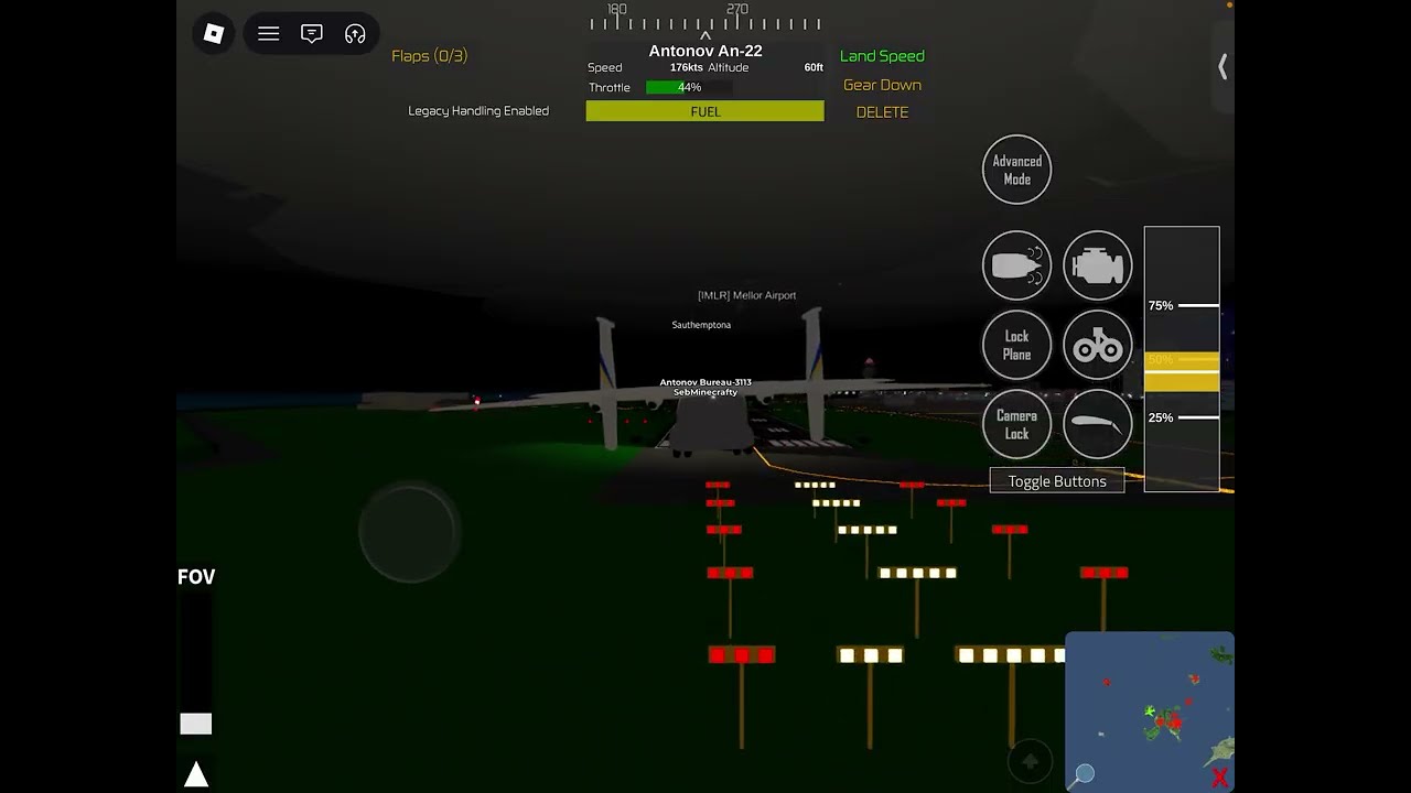 Landing Antonov in mellor greater Rockford