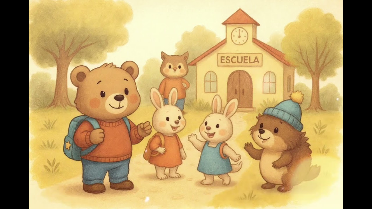 Cuento infantil Haniel y su primer día de escuela | cuentos en español | cuentos para niños  
