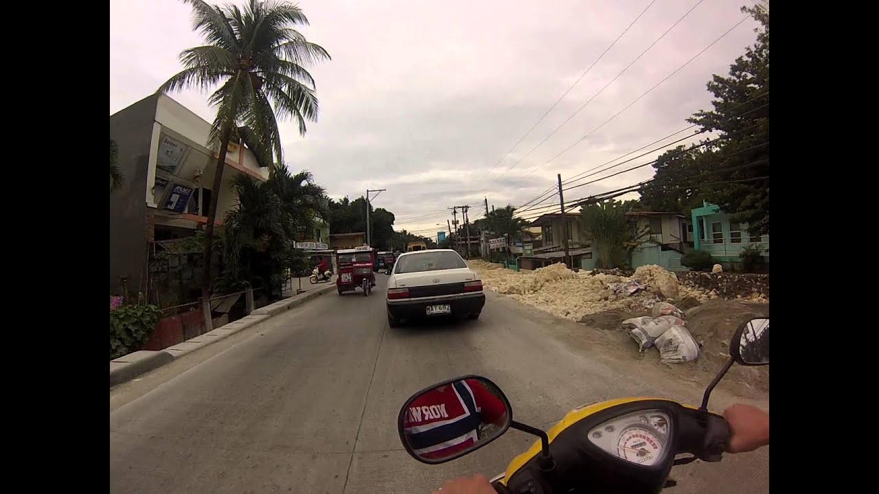 olav p&aring; kj&oslash;retur p&aring; bohol filippins