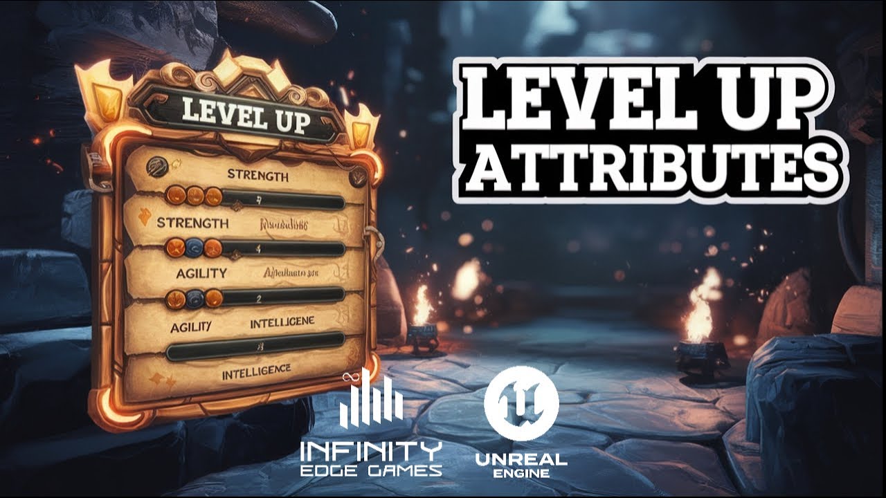 #29 Dark Souls-Style Level Up Menu | RPG Framework in Unreal Engine 5