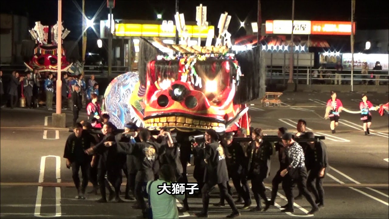 三木まんで願(香川県三木町 大獅子)平成30年10月27日