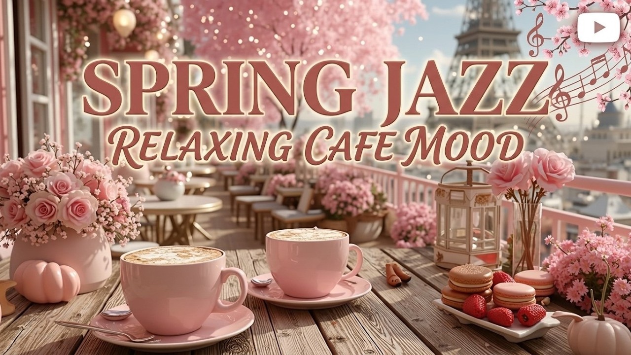 Smooth Jazz Spring Vibes | Morning Spring Jazz & Relaxing Spring Cafe Jazz Music Playlist