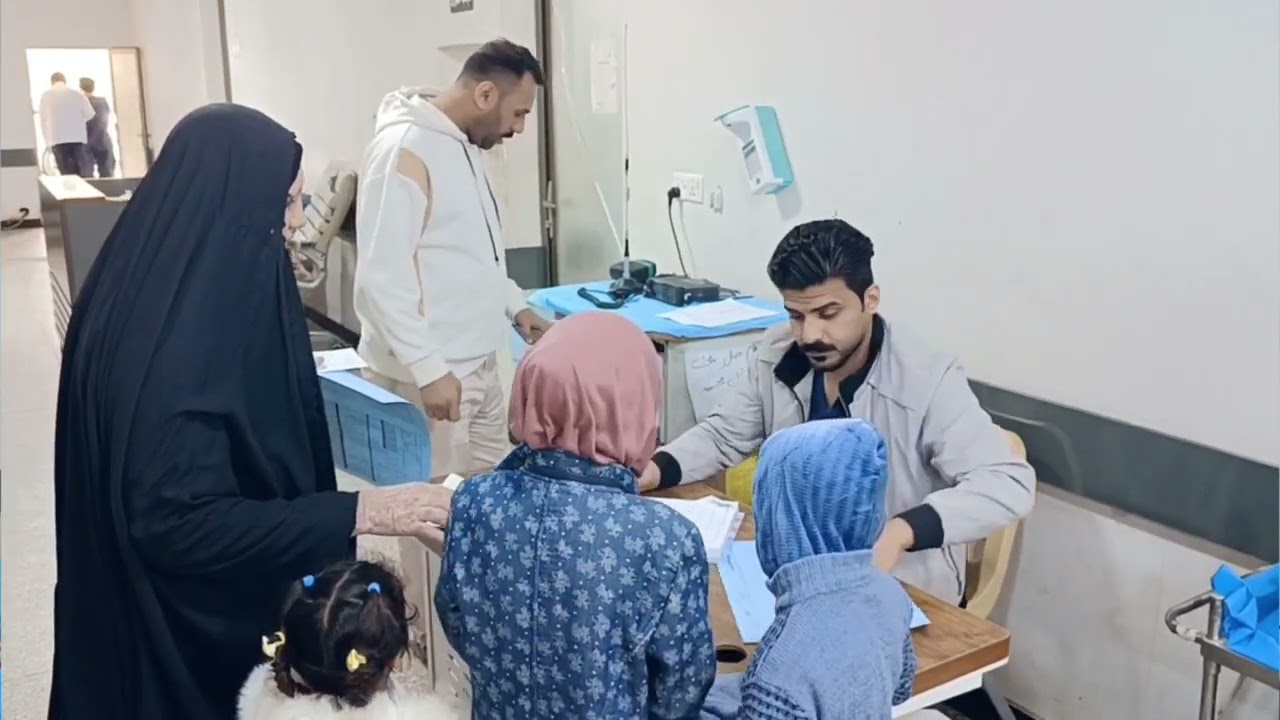الملاكات الطبية والتمريضية في مستشفى محمد الموسوي للأطفال تواصل تقديم خدماتها العلاجية للمراجعين
