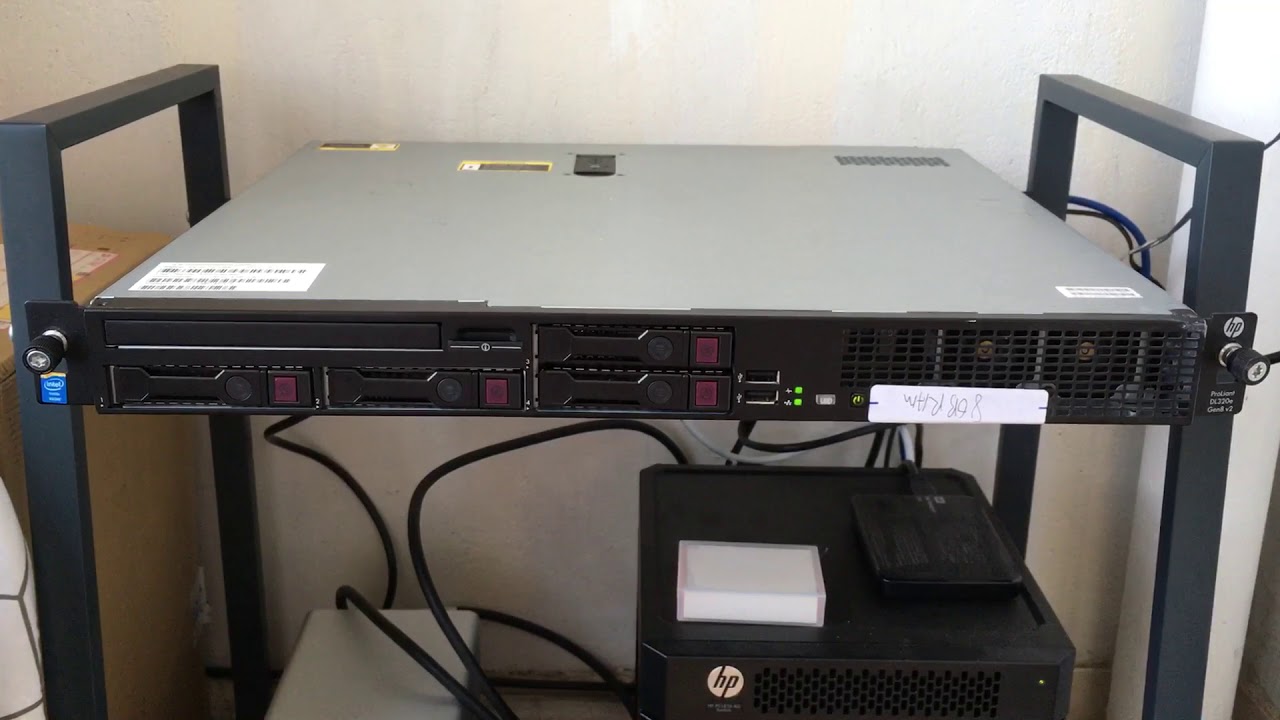 Heavy noise from 1U rack server (HP ProLiant DL320e Gen8 v2)