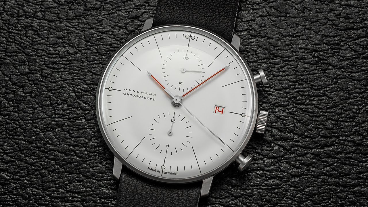 Дань уважения истории немецкого дизайна — хроноскоп Junghans Max Bill Bauhaus