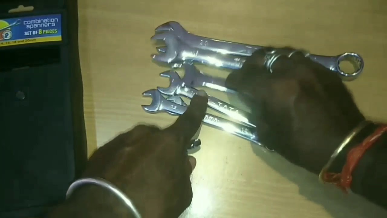 Tata Combination Chromium Steel Spanner