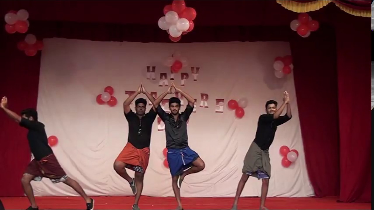Funny koothara dance don bosco b.com (with sakthiman)