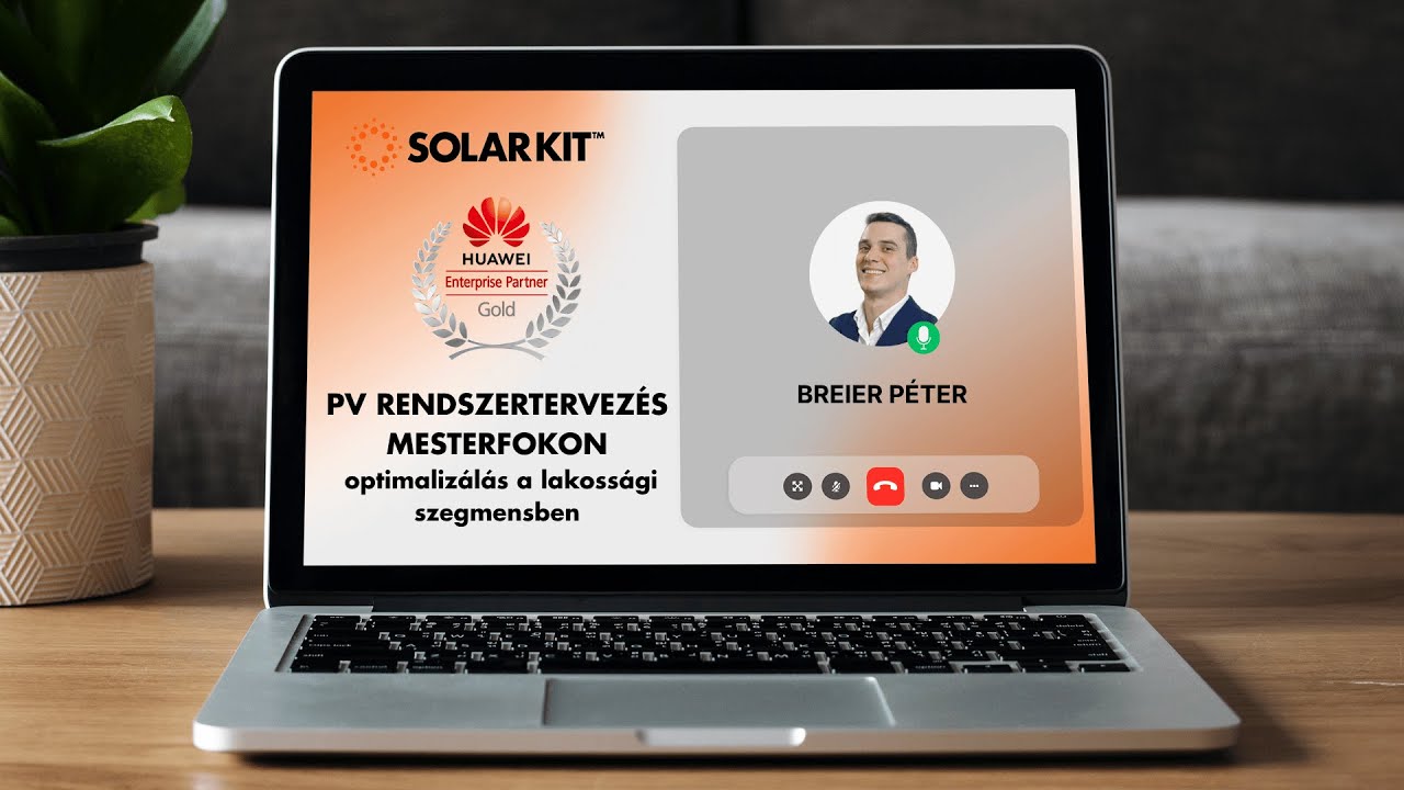 PV rendszertervezés mesterfokon – optimalizálás a lakossági szegmensben | SOLARKIT Webinár