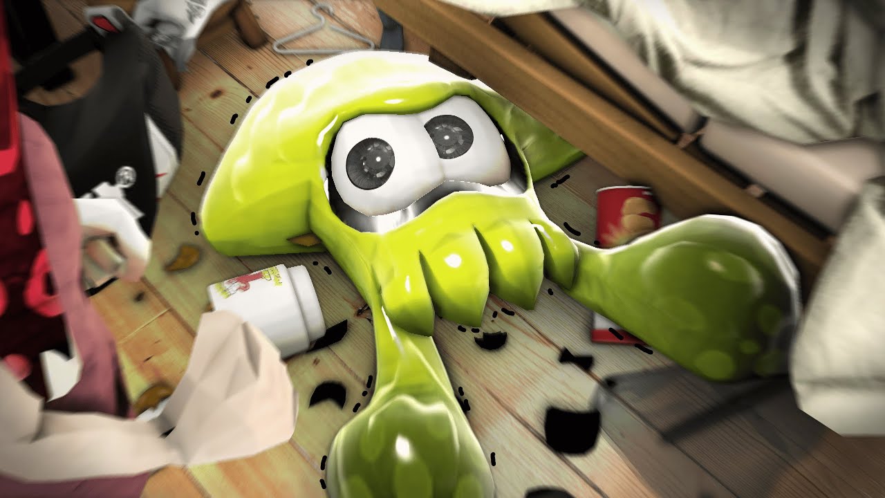 [スプラトゥーン アニメ] 4号のルームメイトはタコ..?!