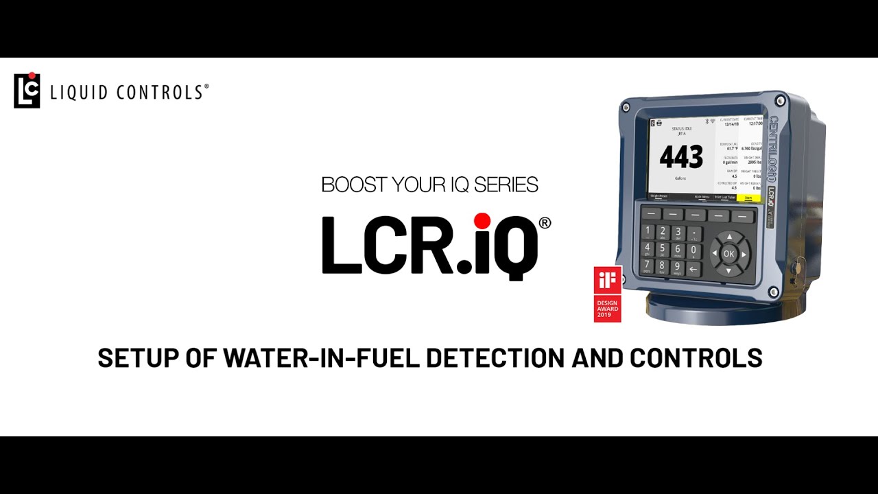 Boost your iQ Series - How to setup Water Detection sensors and controls on the LCR.iQ register.