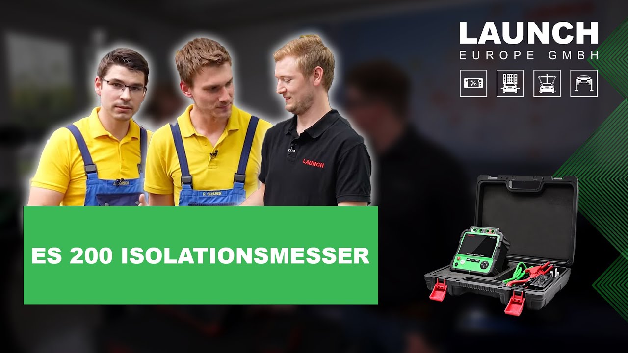 Präzise Isolationsmessung 👨‍🔧🔌 mit dem LAUNCH ES 200 ⚡🔋
