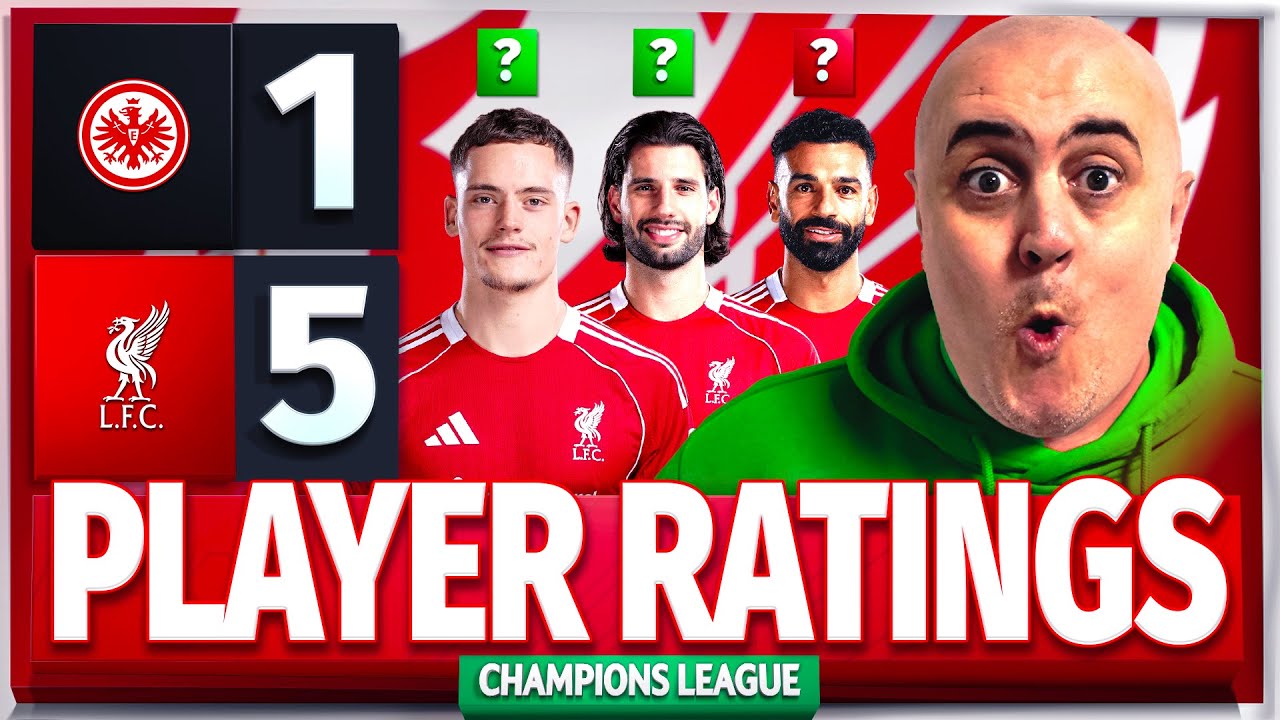 DOM WAS AMAZING + WIRTZ TOP NOTCH! Eintracht Frankfurt 1-5 Liverpool Player Ratings