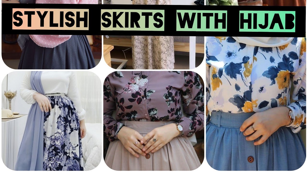 stylish skirts with hijab |muslim girls fashions |beautiful muslim girls outfits