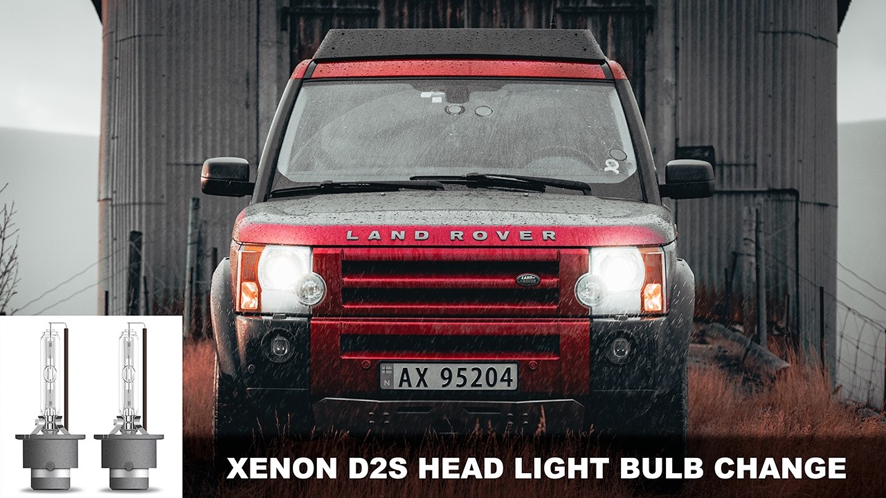 How To Change Headlight XENON Bulb on Land Rover Discovery 3 / LR3