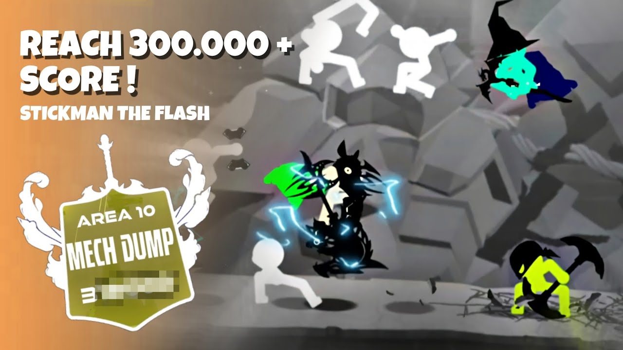 REACH 300.000 SCORE! - Stickman The Flash