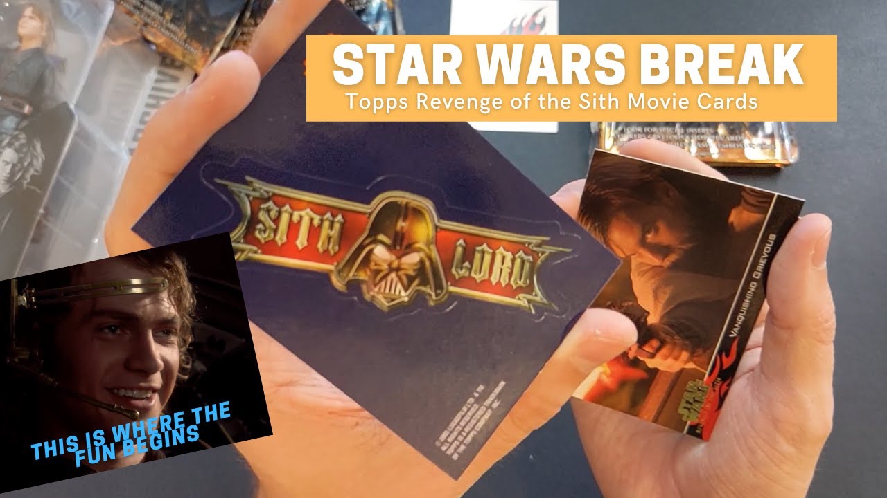 All the way from 2005...Topps: Star Wars Revenge of the Sith Cards!