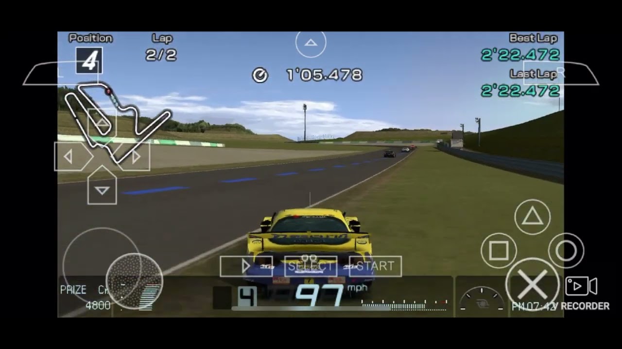Gran Turismo: Twin Ring Motegi - Single Race - Foward (2009) [PSP]