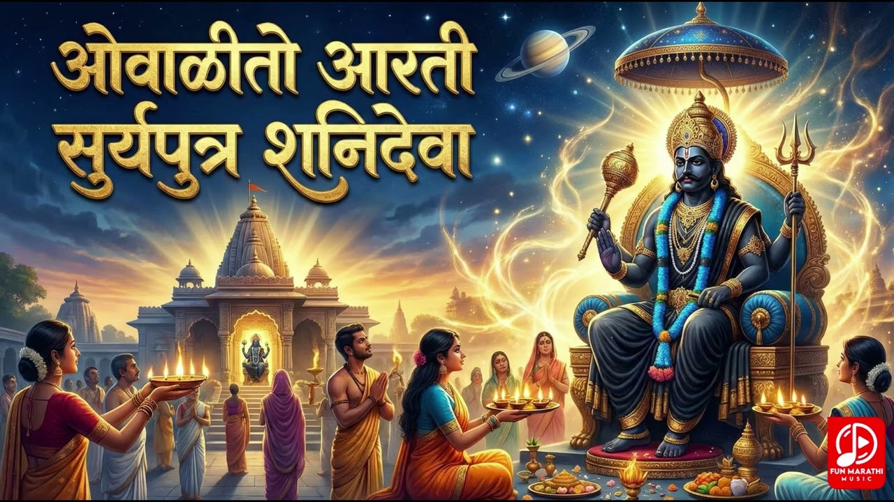 ओवाळीतो आरती सुर्यपुत्र शनिदेवा ! Shanidev Aarti 2026
