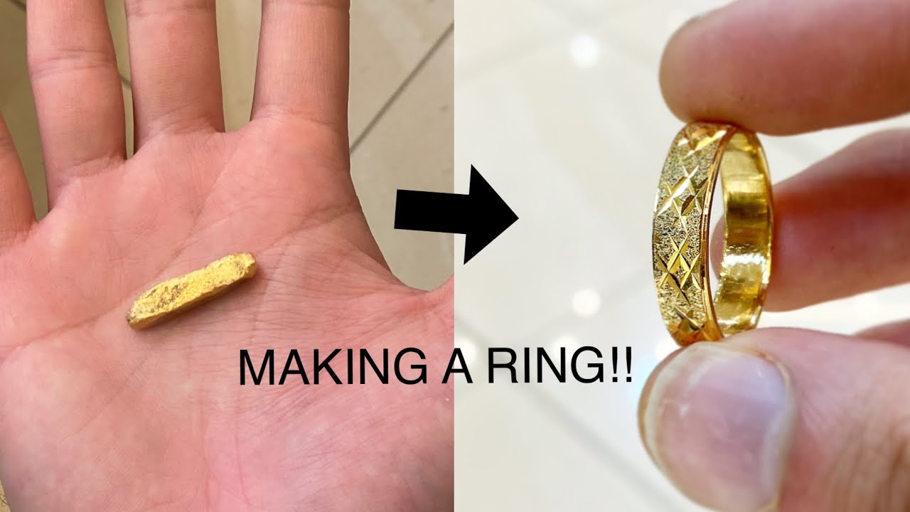 How i made this BEAUTIFUL Gold Ring! Jewelry Making | How it's Made | 4K Video