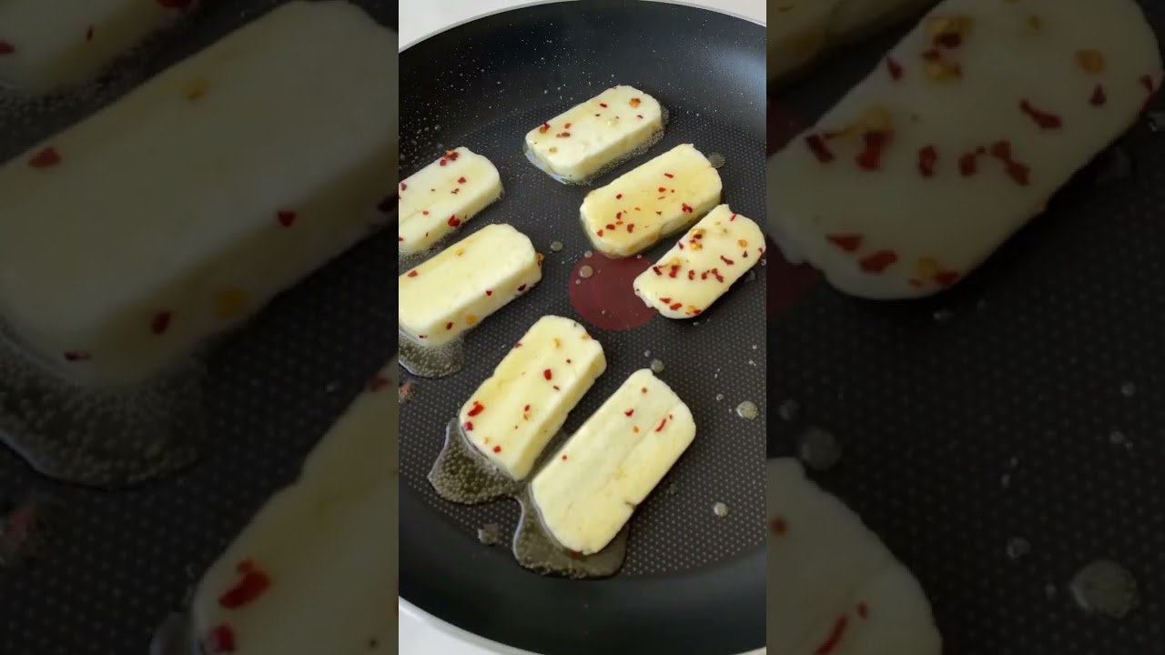 We&rsquo;re OBSESSED with Hot Honey Halloumi 🍯🌶️ Recipe on our IG!