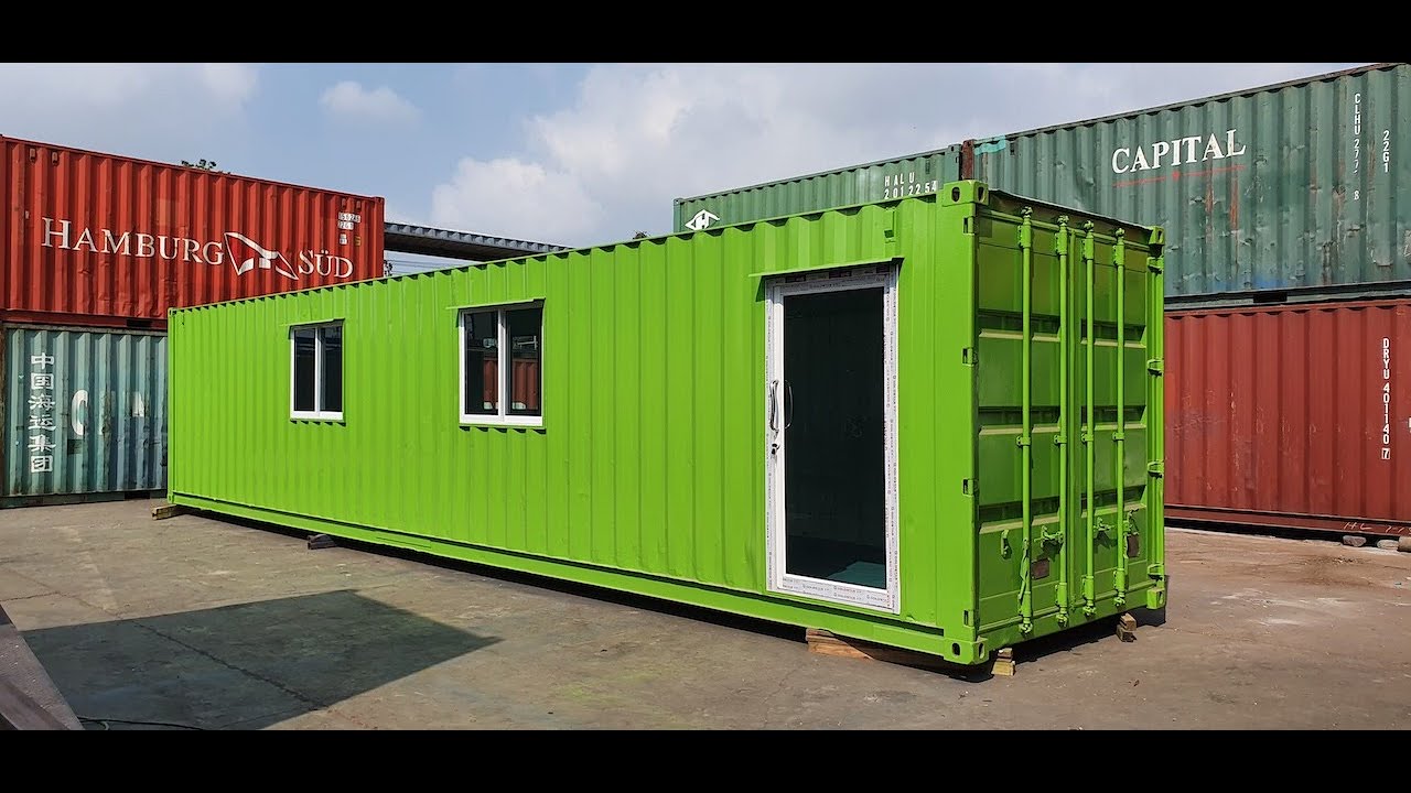 บ้านตู้คอนเทนเนอร์ พร้อมห้องน้ำภายใน @containershowcase www.containershowcase.com 08-9999-5345 EP.83
