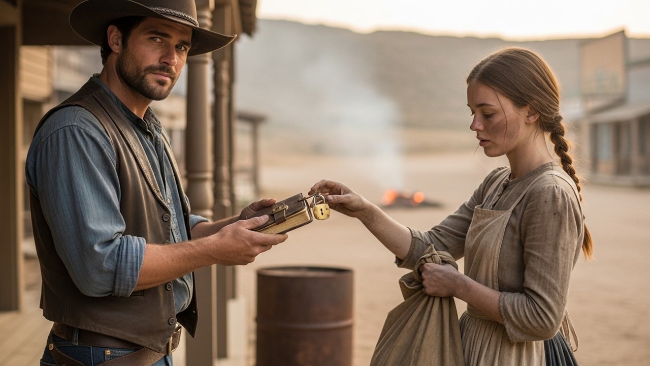 Her Father Burned Her Diary When She Turned Sixteen, The Cowboy Bought Her A New One With A Lock