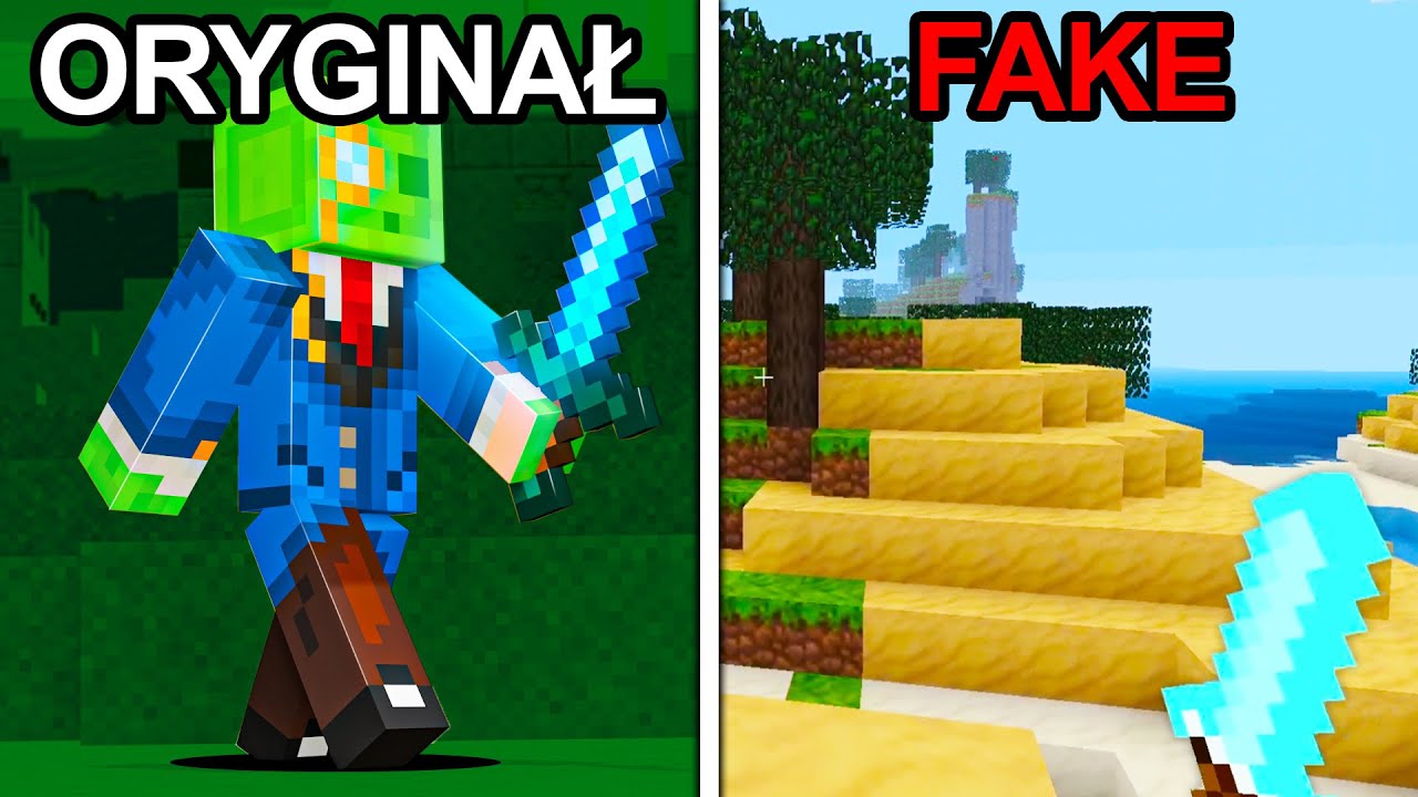 Testuję Najgorsze PODRÓBKI Minecraft