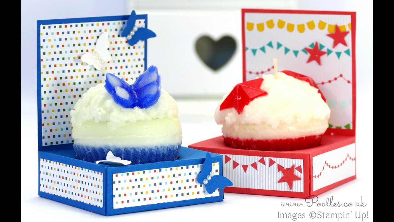 Stampin' Up! Cupcake Holder Box Tutorial