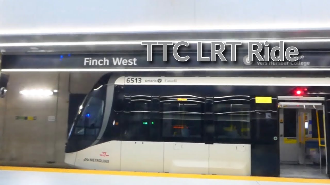 Toronto TTC Line 6 Finch West LRT Ride - Finch West to Emery Station 1/1/2026