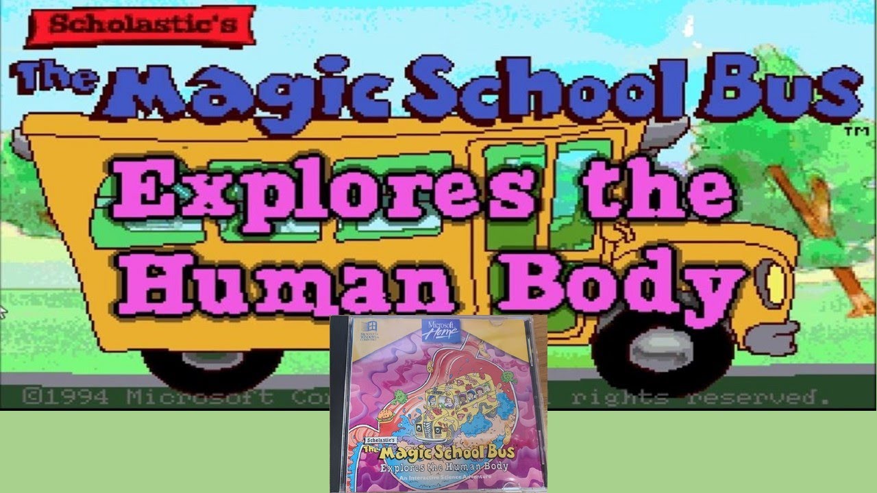 The Magic School Bus Explores The Human Body 1994 CD-ROM - 100% Full Longplay