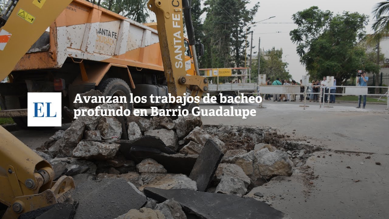 AVANZAN LOS TRABAJOS DE BACHEO PROFUNDO EN BARRIO GUADALUPE