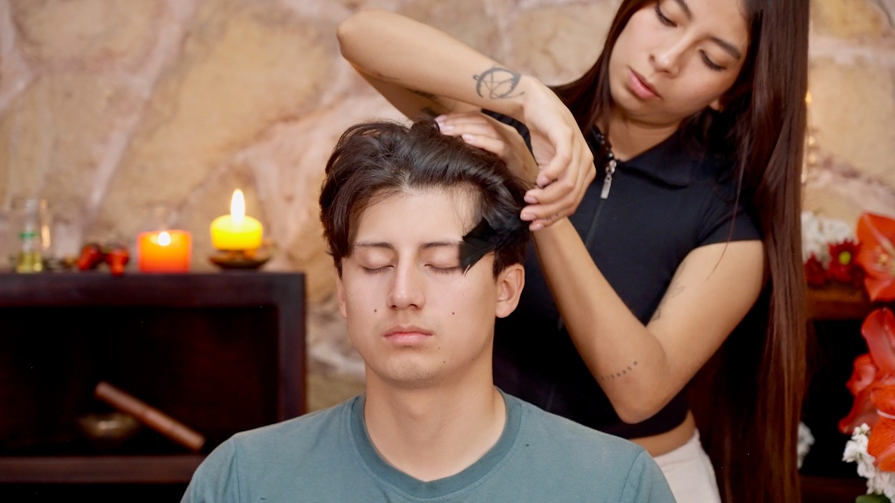 Alejandra whispers you to sleep in this ASMR relaxation massage 😴